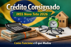 Descubra como funciona o Crédito consignado e o que muda com o Empréstimo consignado INSS novo teto 2026. Veja regras, juros e dicas práticas.